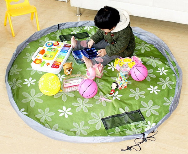The Most Convenient Toy Storage Bag and Floor Activity Mat