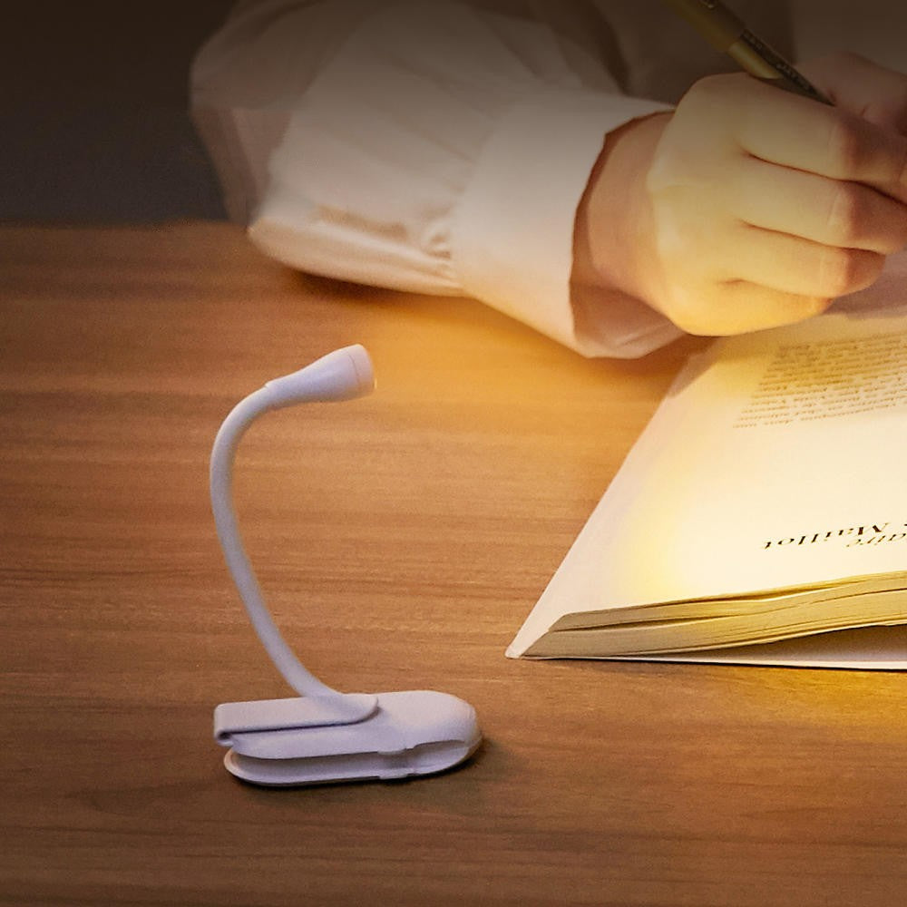 Mini Reading Light Mini Reading Light With Eye Protection Clip Lamp – GizModern