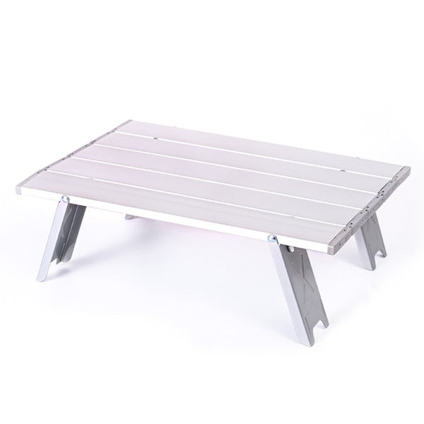 Aluminum Ultralight Foldable Beach Table, for Picnic, Grill, Camping, Hiking & More