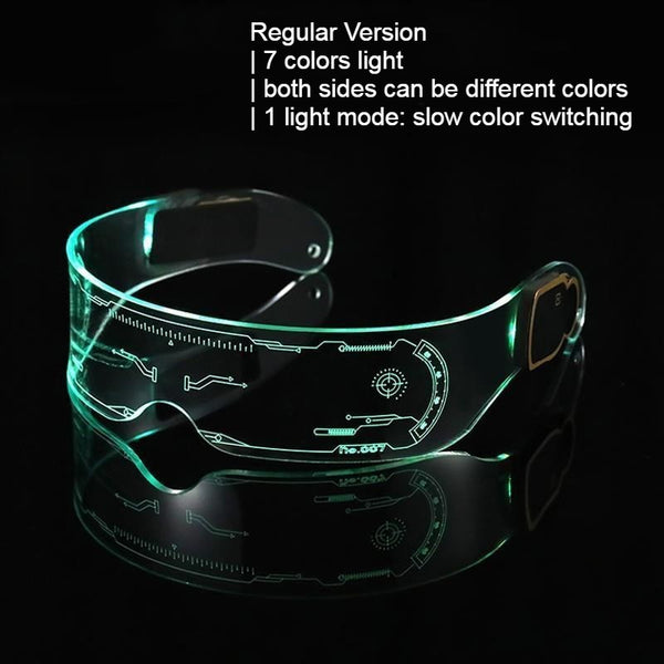 LED Glowing Decorative Glasses, with Future Technology Sense, for Party, Birthday, Holiday, Wedding