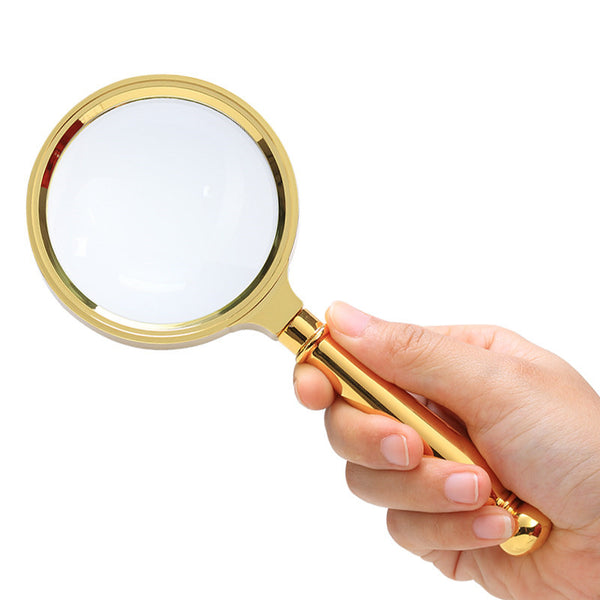 10X Magnifying Glass, Ideal for Reading Small Prints, Map, Newspaper, Magazine, and More