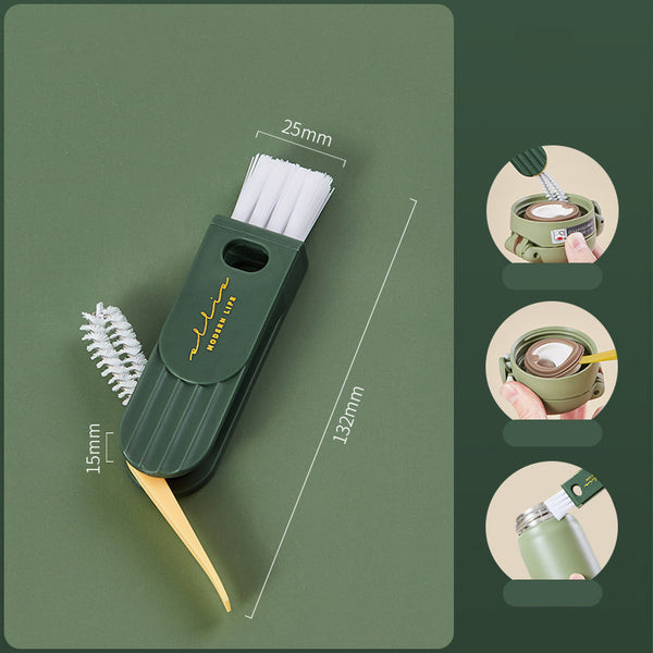 Three-In-One Cup Lid Brush