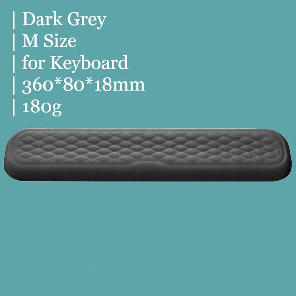 Keyboard & Mouse Wrist Rest, with Ergonomic Design, Breathable Memory Foam & Anti-slip Backing, for Home & Office