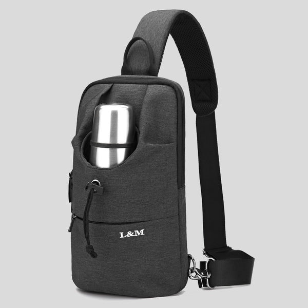 Portable Waterproof Sling Bag with Cup Holder, for Travel, Biking, Gym – GizModern