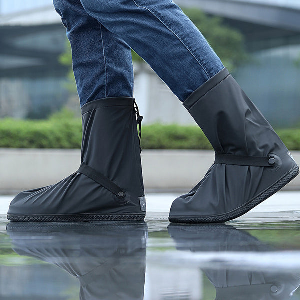 Waterproof Boot Covers with Zipper Closure & Reflective Strip, Keep Your Pairs Dry