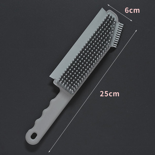 3-in-1 Silicone Brush, with 3 Types of Brush Head, for Bathroom, Kitchen & More
