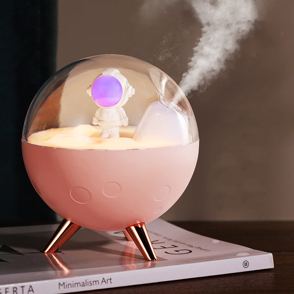 Cute Portable Astronaut Humidifier, with 2 Spray Modes, for Home, Office