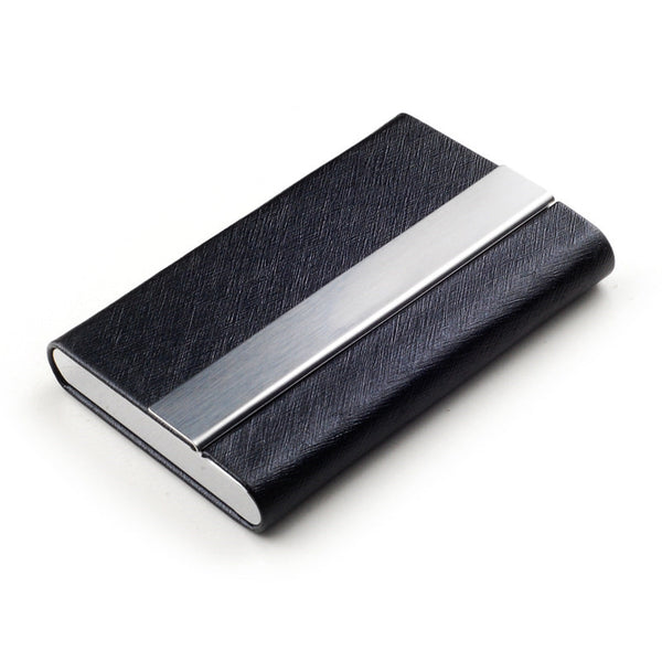 Minimalist Business Card Holder with Magnetic Closure for Men & Women