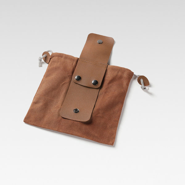 Outdoor Portable Waist Hanging Folding Canvas Storage Bag