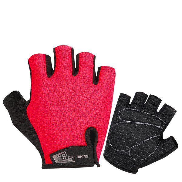 Summer Shock-Absorbing Breathable Half-Finger Cycling Gloves