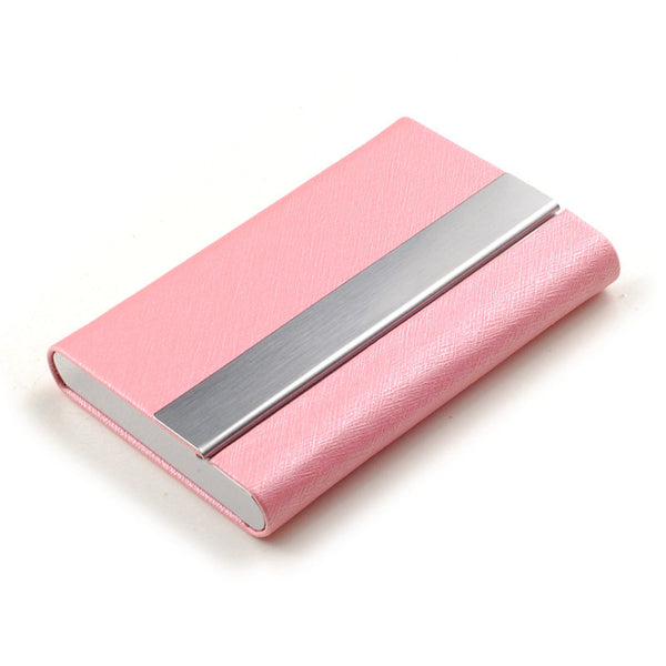 Minimalist Business Card Holder with Magnetic Closure for Men & Women