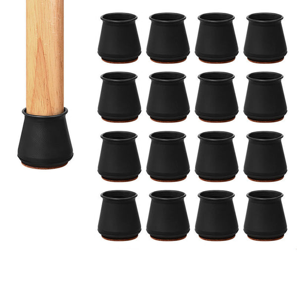 Silent Wear-Resistant Silicone Stool Leg Protector (16 Pieces)