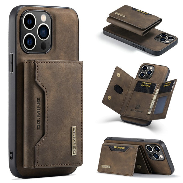 Portable Magnetic Detachable Card Holder Phone Case