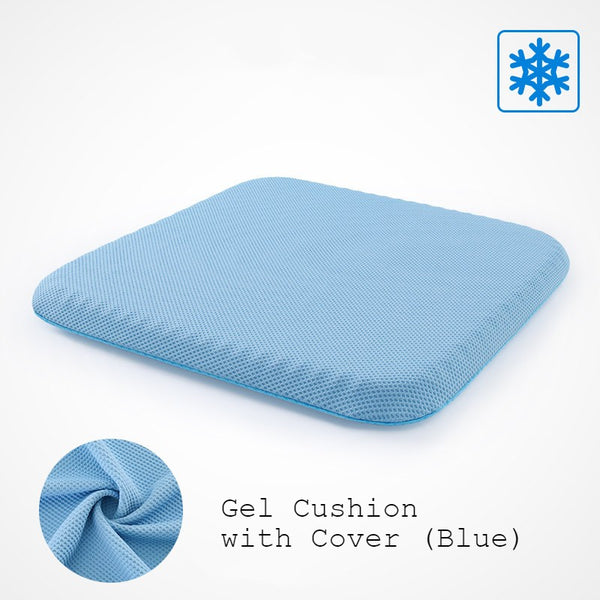 Portable Cooling Gel Seat Cushion, with Non-Slip Cover, for Car