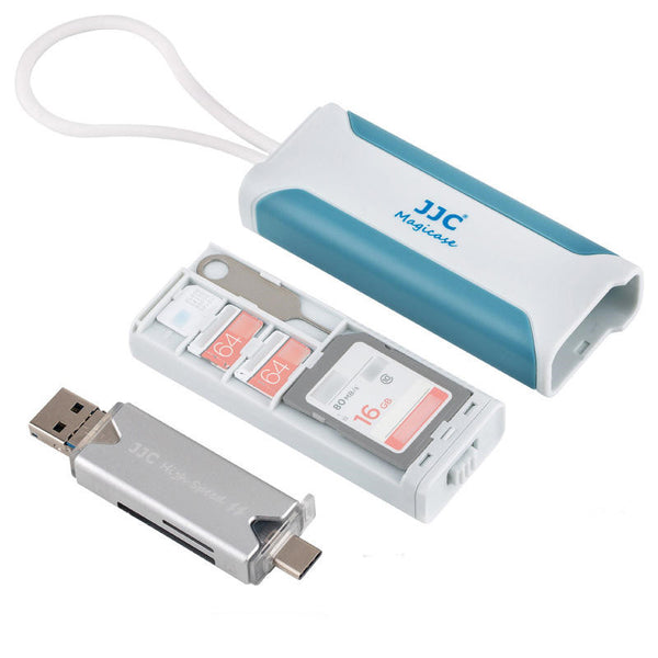 Multifunctional Memory Card Box Card Reader 2-In-1