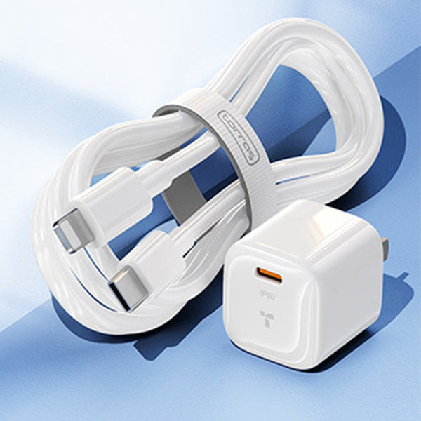 Portable USB-C PD Wall Charger, with Fast Charging Chip, for Phone, Tablet, Earphones & More
