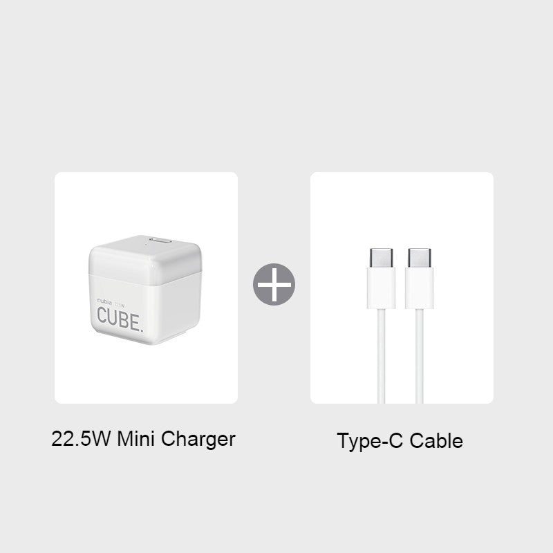 Mini Cube 20W Fast Charging Wall Charger, with Foldable Plug & Compact ...