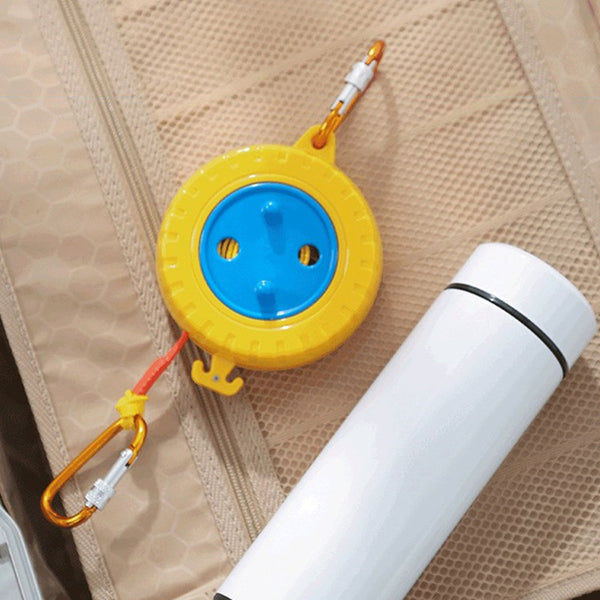 Portable Windproof Non-Slip Punch-Free Clothesline