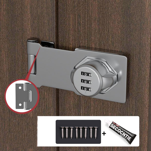 Non-Perforated Anti-Prying Security Password Lock