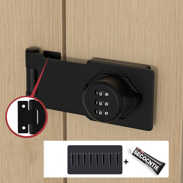 Non-Perforated Anti-Prying Security Password Lock