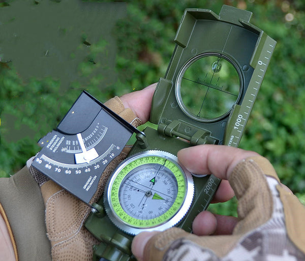 High-Precision Outdoor Tactical Ranging Luminous Compass