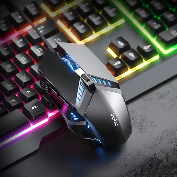 Metal Mechanical Keyboard And Mouse Set