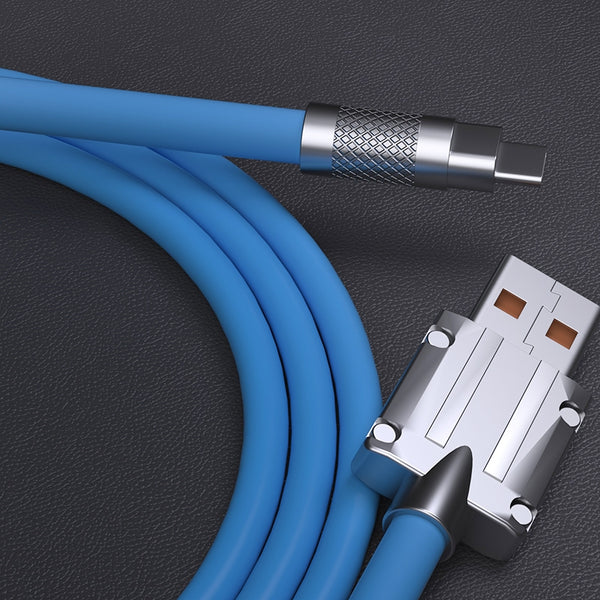 1.5m Zinc Alloy 120W Fast Charging Cable