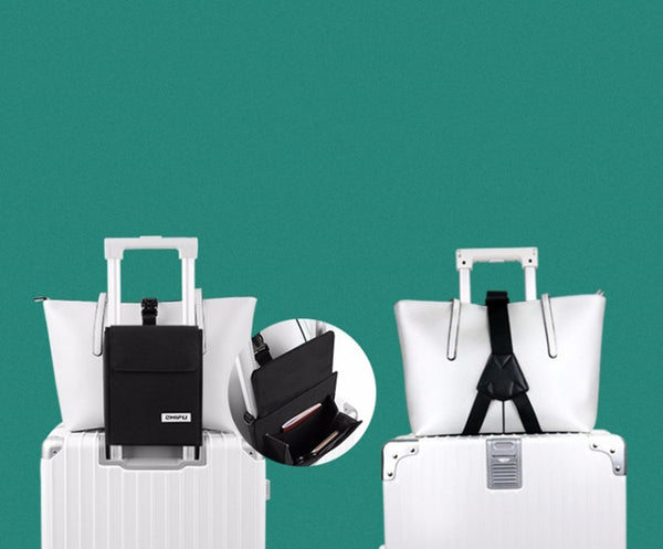 Multifunctional Luggage Strap Organizer, with Crossbody Design, for Reducing Baggage Burden & Easy Travel