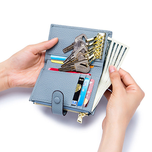 Leather Storage Multifunctional Key&Card Case