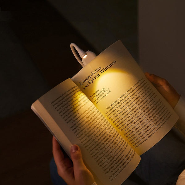 Mini Reading Light With Eye Protection Clip Lamp