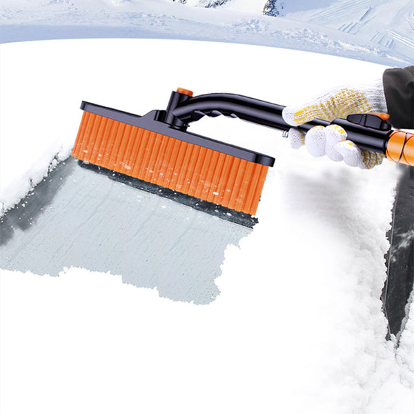 Retractable Snow Scraper And De-Icing Tool For Car