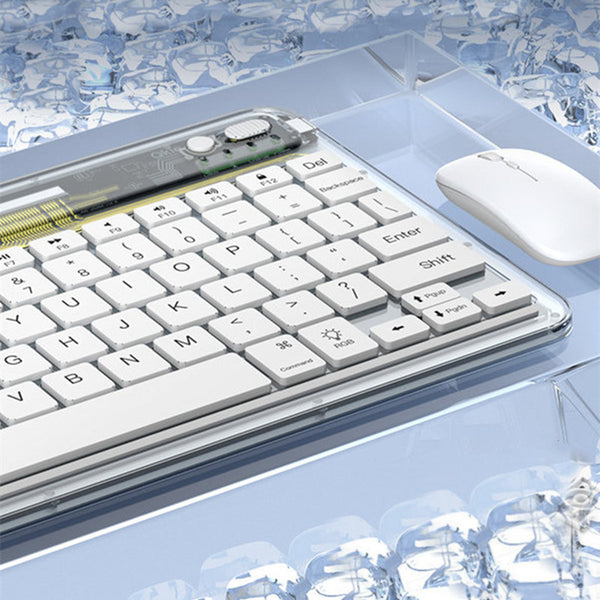 Transparent Wireless Bluetooth Keyboard