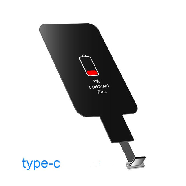 Portable Ultra-Slim Wireless Charging Receiver, for iPhone & Android Phones