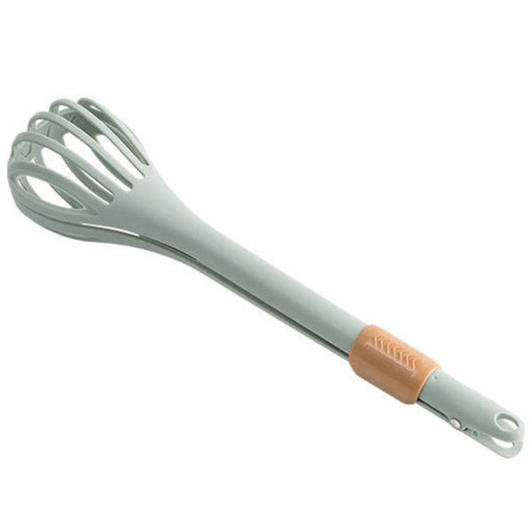 Multi-function Kitchen Tong, with Long Handle & Wide Opening, for Egg, Noodles, Steak, Meat, Bread & More