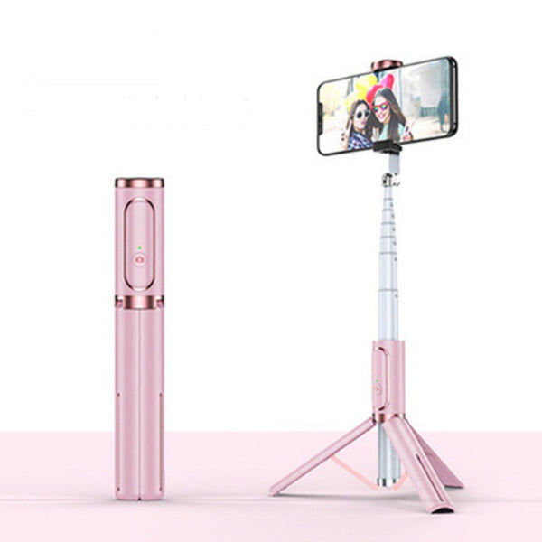 Compact Extendable Bluetooth Selfie Stick, with Stable Tripod and 360° Rotatable Design
