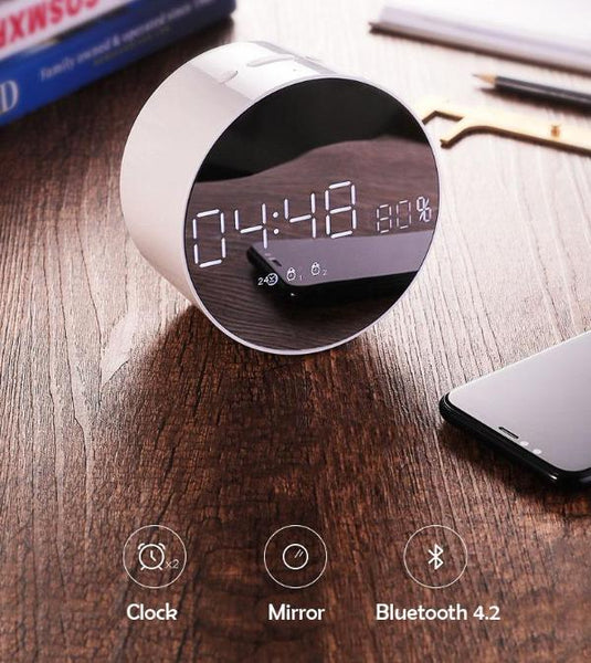 Bluetooth Speaker Mirror with Perfect Lighting & Timing