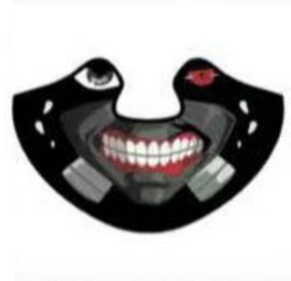 Voice-Activated Cold Light LED Scary Mask, for Disco, Party, Bar, Atmosphere Prop